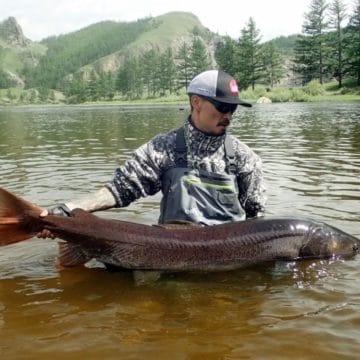 Delger Muron, Taimen Fishing, Mongolia, Aardvark McLeod