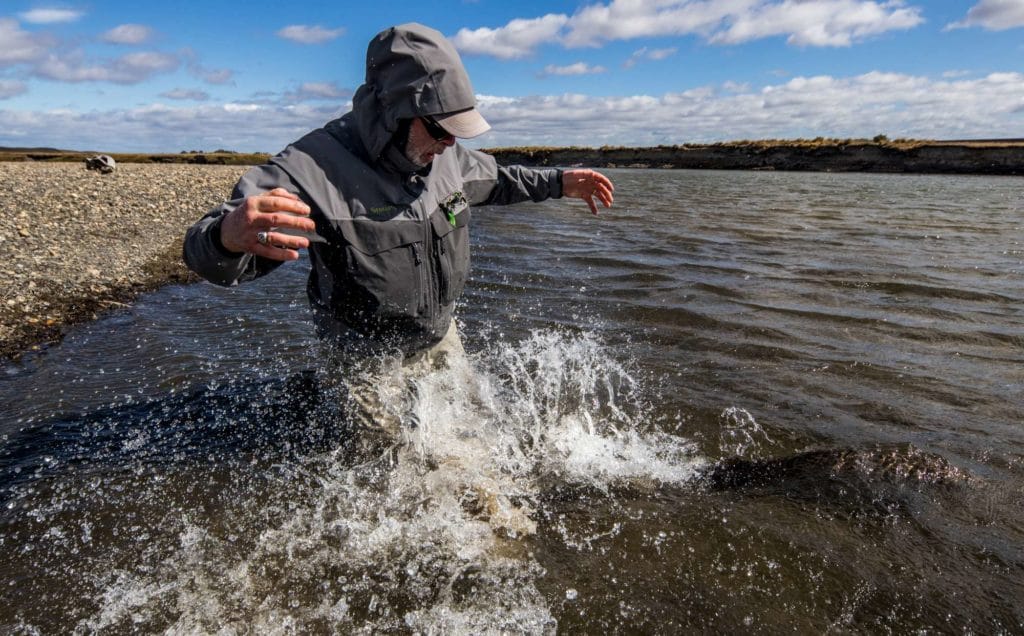 Argentina, Sea Trout, Rio Grande, Kau Tapen, Aardvark McLeod, Tierra del Fuego, kau tapen lodge, huge sea trout, sea trout flies, fishing sea trout argentina, tdf, sea run brown trout, nervous waters, Rio Menendez