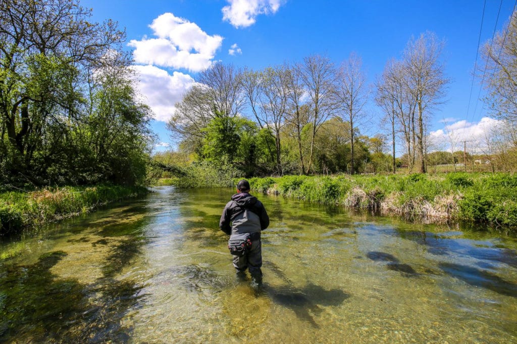 River Lambourn Chalkstream fly fishing, Dry Fly Fishing, Alex Jardine, Aardvark McLeod Dry Fly Fishing