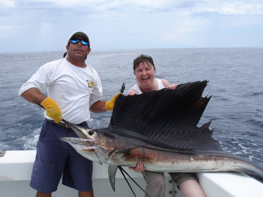 Costa Rica, Aardvark McLeod, Charlotte Chilcott, Costa Rica fishing, sailfish Costa Rica
