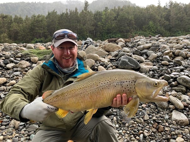 New Zealand, Owen River Lodge, fly fishing