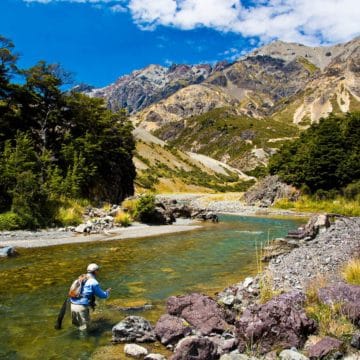 Owen River Lodge, New Zealand, trout fly fishing, New Zealand fishing guide