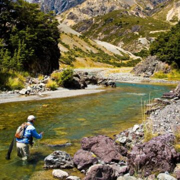 Owen River Lodge, New Zealand, trout fly fishing, New Zealand fishing guide