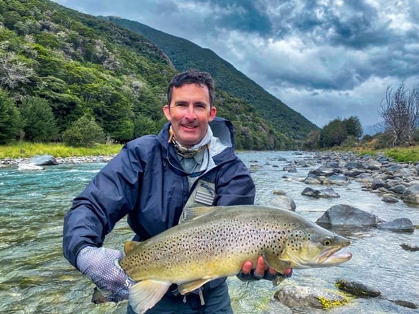 New Zealand, Owen River Lodge, fly fishing