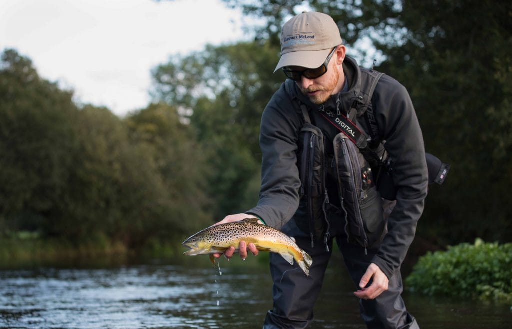 River Itchen chalkstream fly fishing, Aardvark McLeod chalkstream fly fishing