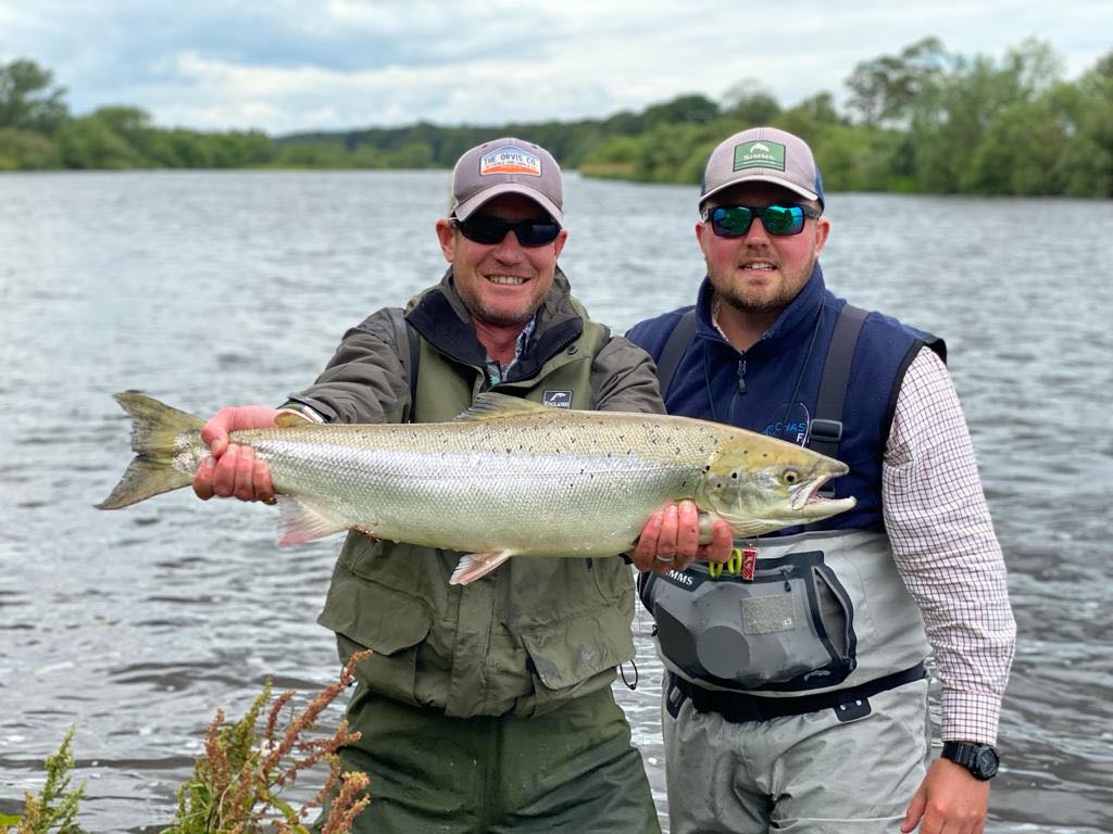 River Tweed Salmon Fishing, Chasing Fins Salmon Fishing, Scotland Salmon Fishing, Aardvark McLeod Salmon Fishing