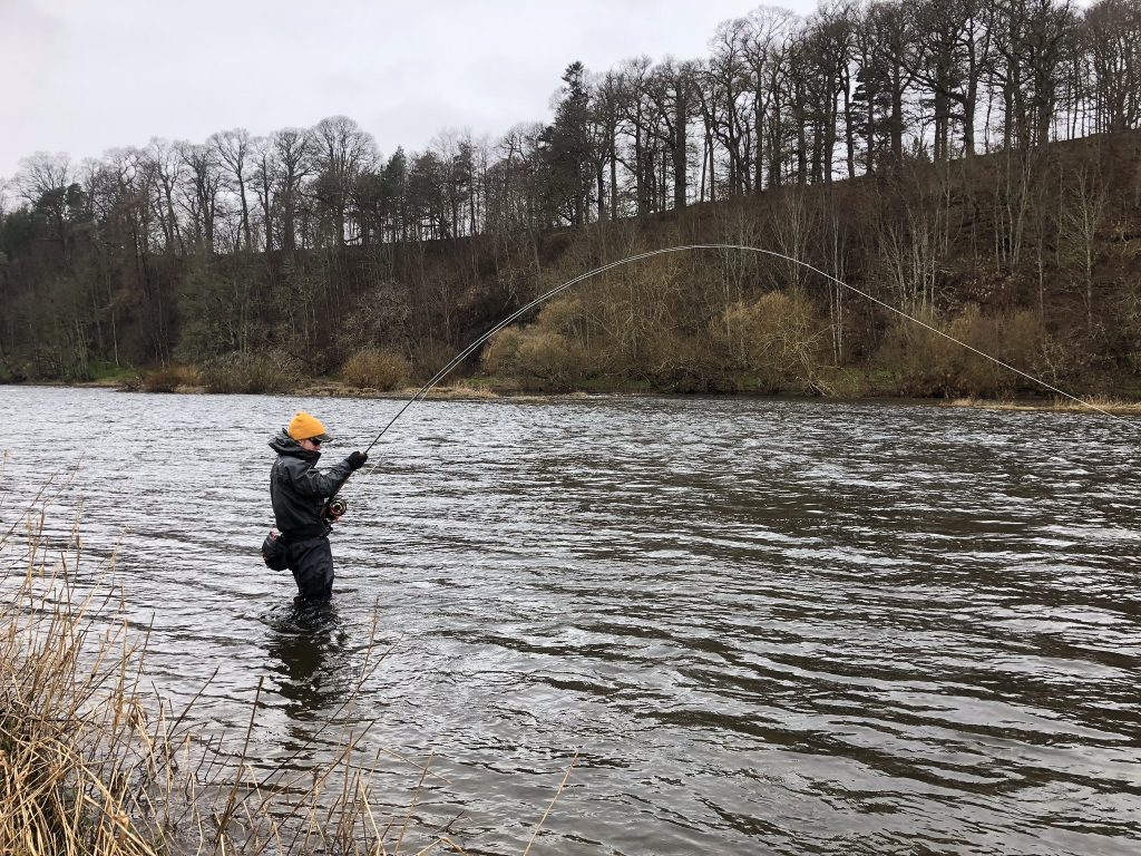 River Tweed Salmon Fishing, Chasing Fins Salmon Fishing, Scotland Salmon Fishing, Aardvark McLeod Salmon Fishing
