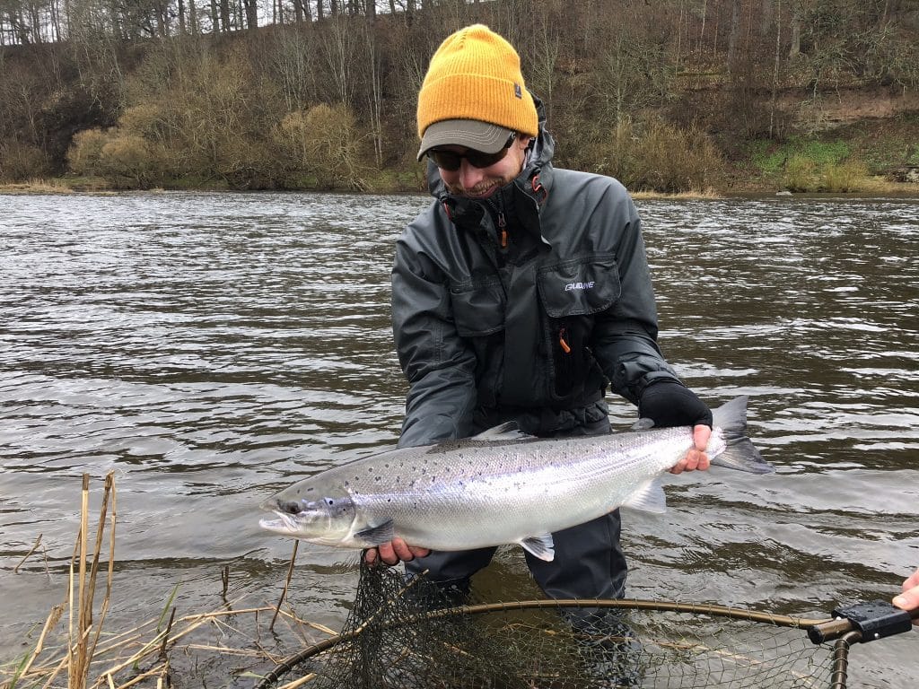 River Tweed Salmon Fishing, Chasing Fins Salmon Fishing, Scotland Salmon Fishing, Aardvark McLeod Salmon Fishing