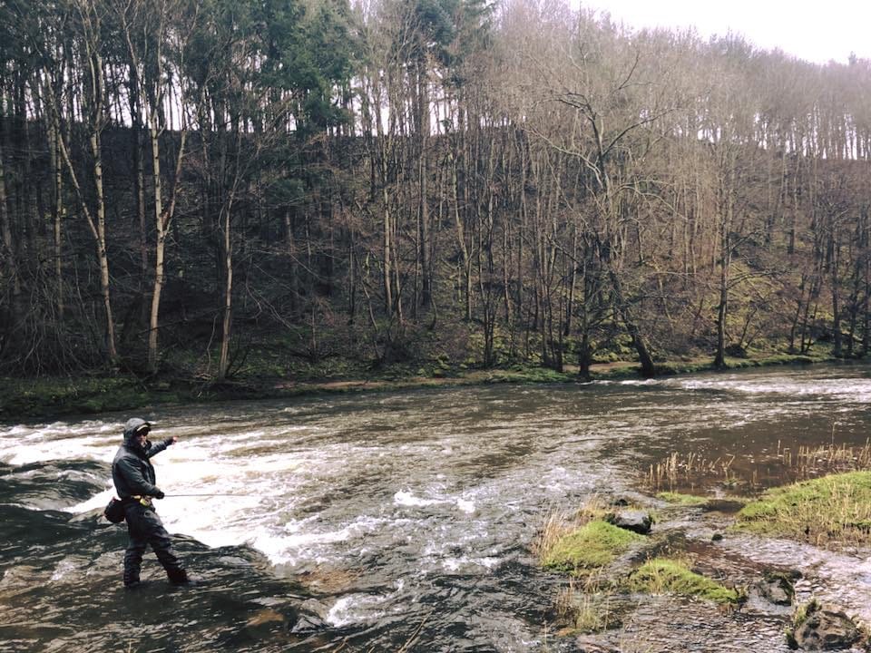 River Tweed Salmon Fishing, Chasing Fins Salmon Fishing, Scotland Salmon Fishing, Aardvark McLeod Salmon Fishing