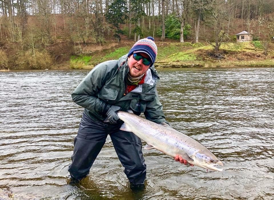 River Tweed Salmon Fishing, Chasing Fins Salmon Fishing, Scotland Salmon Fishing, Aardvark McLeod Salmon Fishing