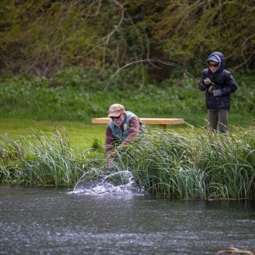 trout fishing, lake fishing, aardvark Mcleod