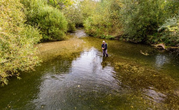 River Wylye at Langford Lakes, Chalkstream Fly Fishing, Aardvark McLeod