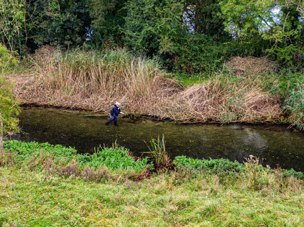 River Wylye at Langford Lakes, Chalkstream Fly Fishing, Aardvark McLeod