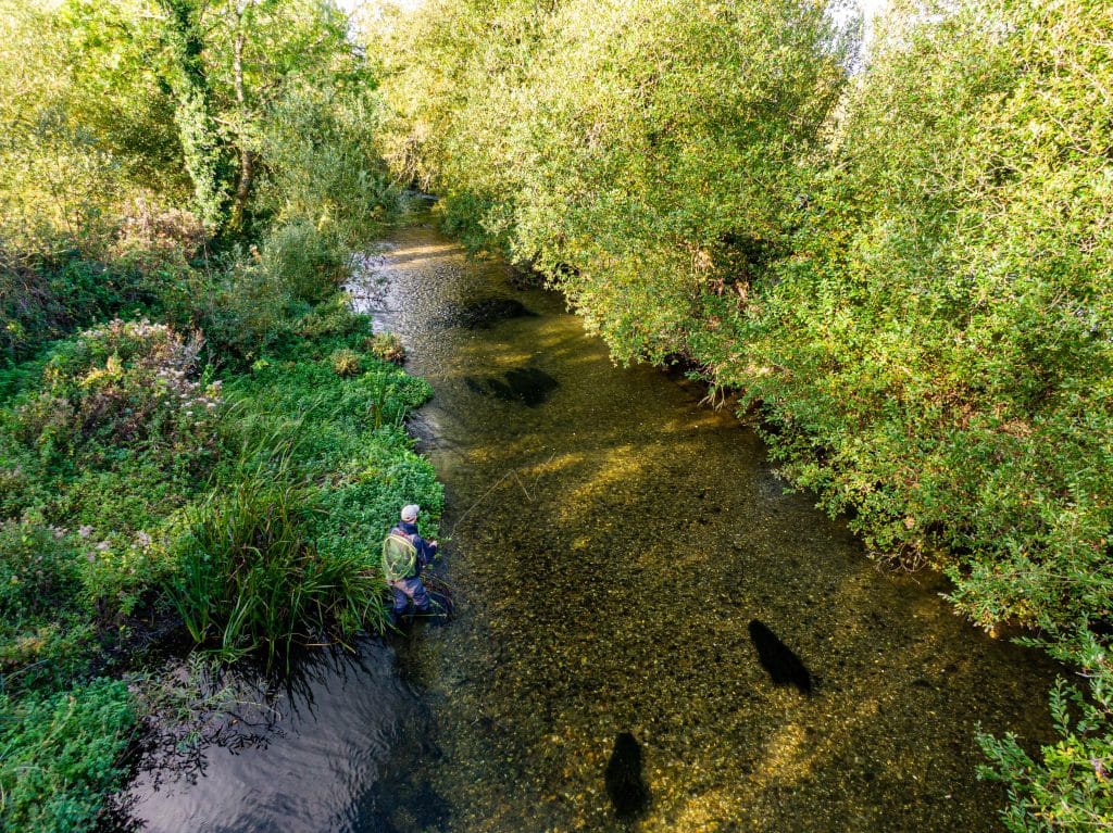 River Wylye at Langford Lakes, Chalkstream Fly Fishing, Aardvark McLeod