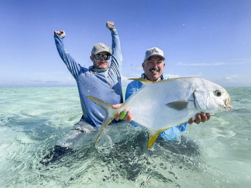 Alphonse Island Seychelles Aardvark McLeod permit fishing