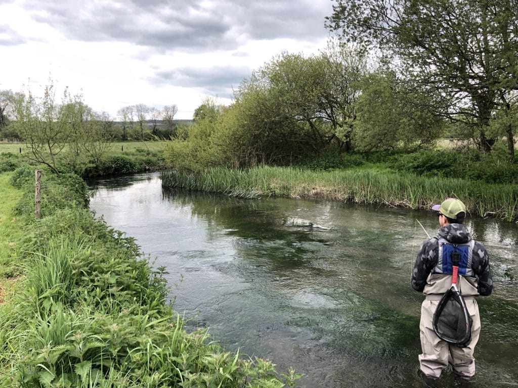 River Wylye at Langford Lakes, Chalkstream Fly Fishing, Aardvark McLeod