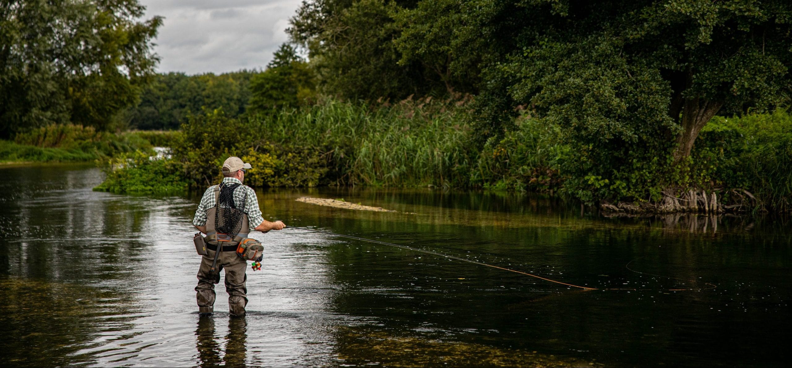 Chalkstream Fly Fishing the River Test Aardvark Mcleod
