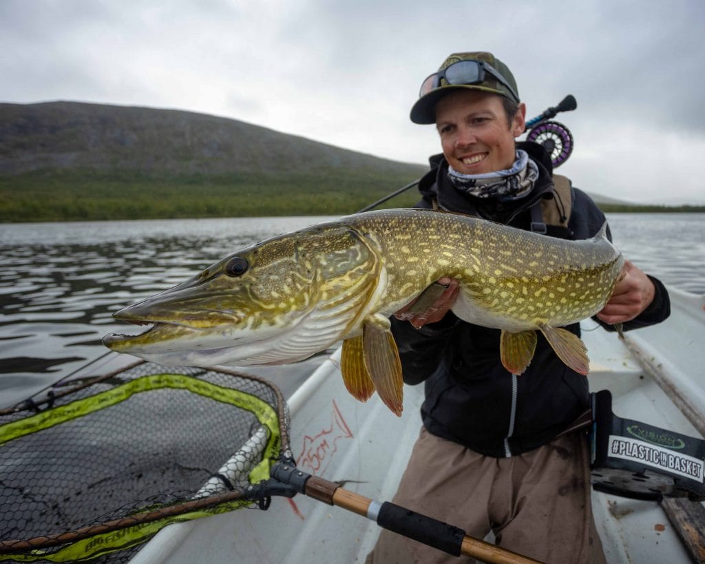 Sweden, Tjuonajokk Lodge, Pike, Aardvark McLeod