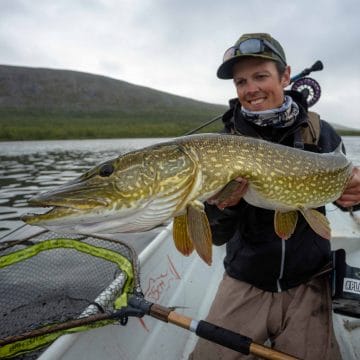 Sweden, Tjuonajokk Lodge, Pike, Aardvark McLeod