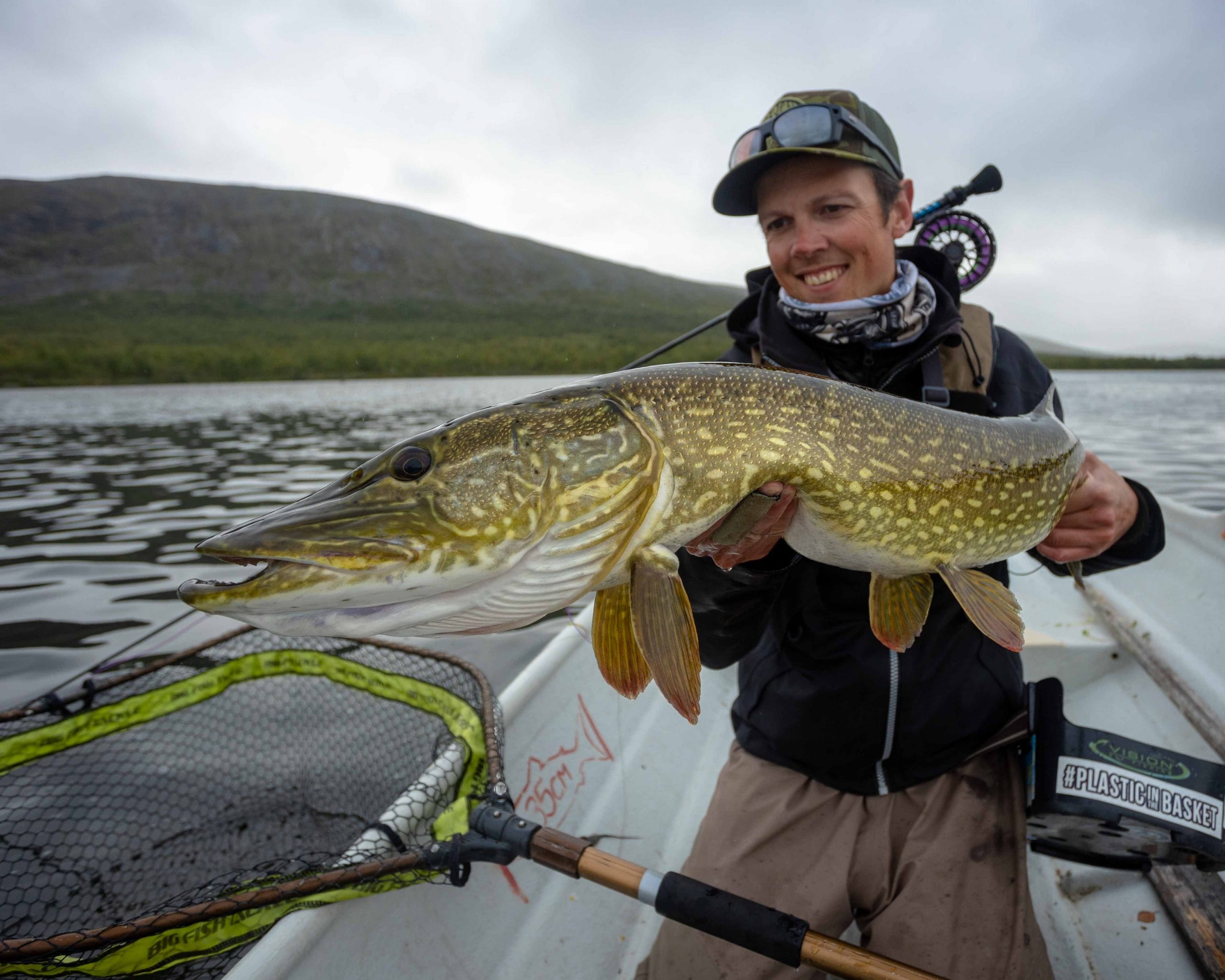 Sweden, Tjuonajokk Lodge, Pike, Aardvark McLeod