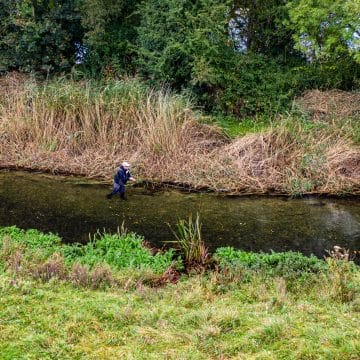 River Wylye at Langford Lakes, Chalkstream Fly Fishing, Aardvark McLeod