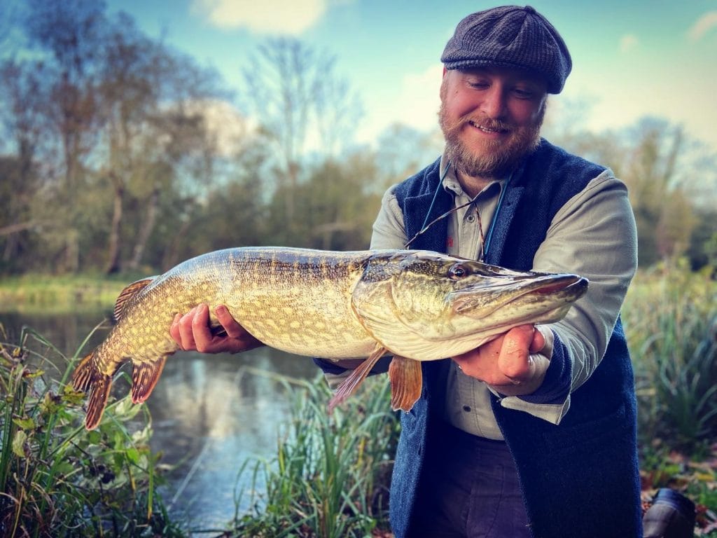 UK fishing, chalkstream, pike, pike fishing, UK fishing guides, River Test