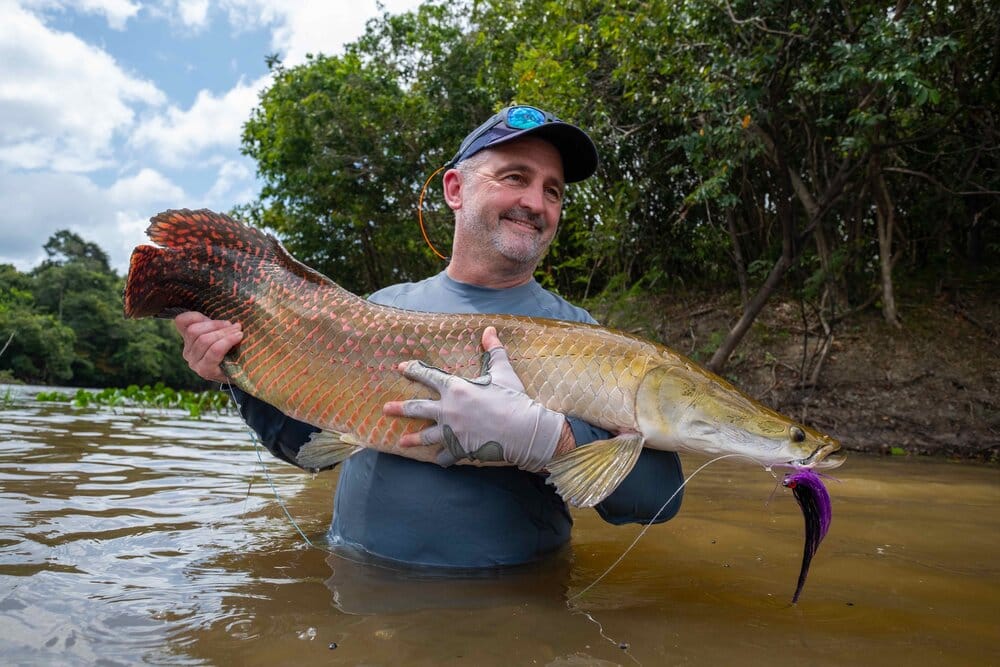 Rewa, Guyana, Arapaima, fishing, Aardvark McLeod