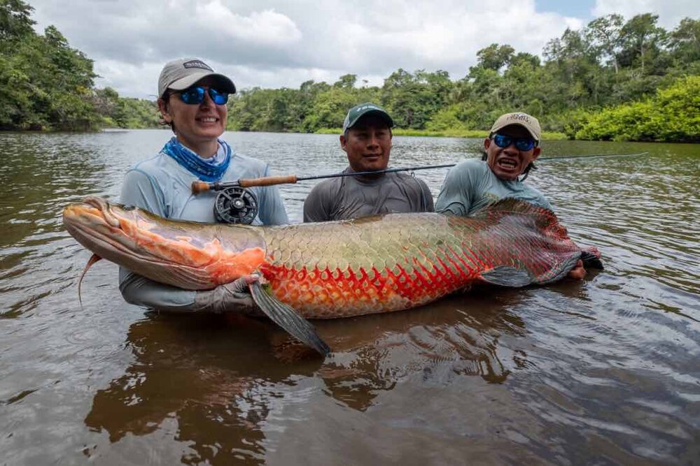 Rewa, Guyana, Arapaima, fishing, Aardvark McLeod