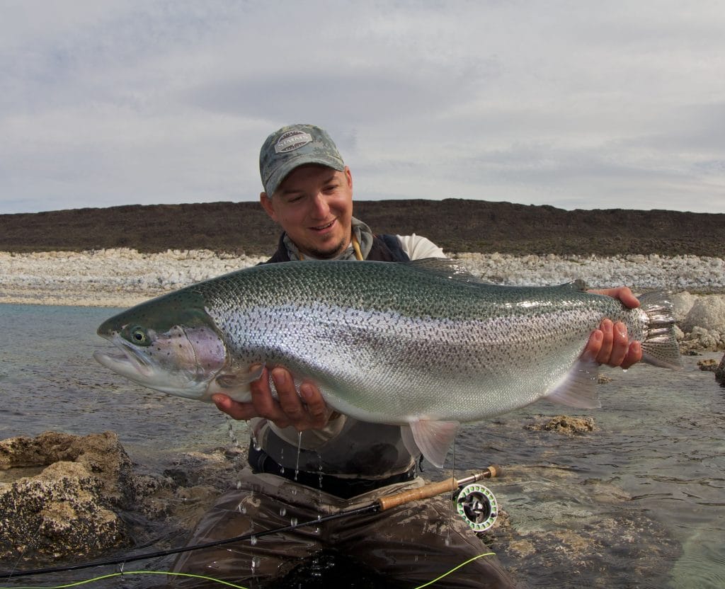 Argentina; trout fishing at Rio Manso Lodge in Patagonia - Aardvark Mcleod