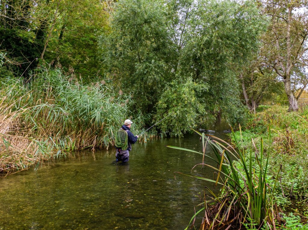 River Wylye at Langford Lakes, Chalkstream Fly Fishing, Aardvark McLeod