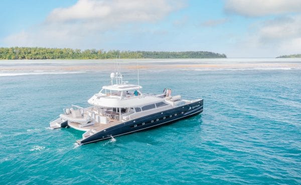 Beyond the Reef, luxury catamaran sailing, Seychelles, Aardvark McLeod