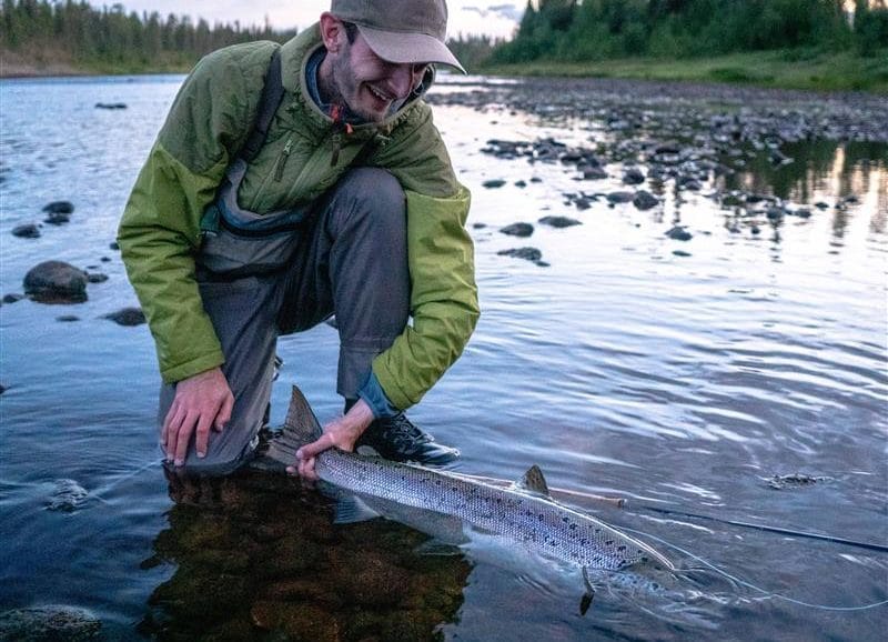 Camp Onka, Baltic Salmon, Sweden fly fishing, Sweden salmon fishing, Aardvark McLeod