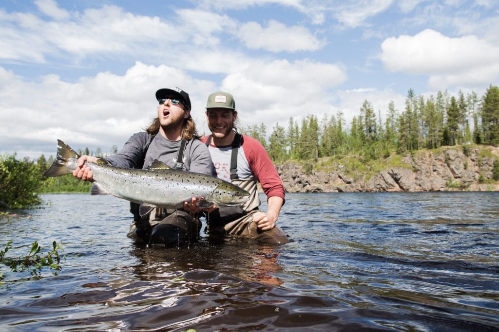 Camp Onka, Baltic Salmon, Sweden fly fishing, Sweden salmon fishing, Aardvark McLeod