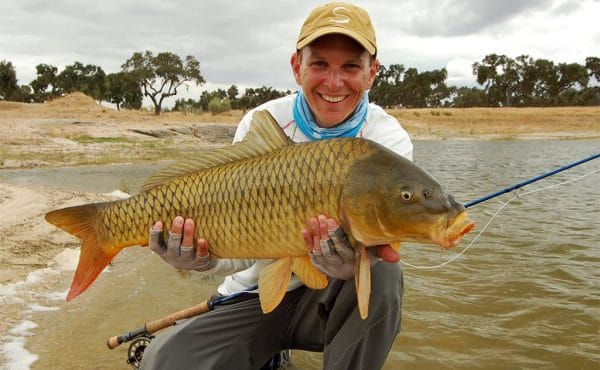 Carp on Fly Adventures, Carp fishing Portugal, fly fishing Portugal, Aardvark McLeod