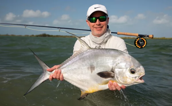 X Flats Mexico, permit fishing, Mexico permit fishing, saltwater fly fishing Mexico, Aardvark McLeod