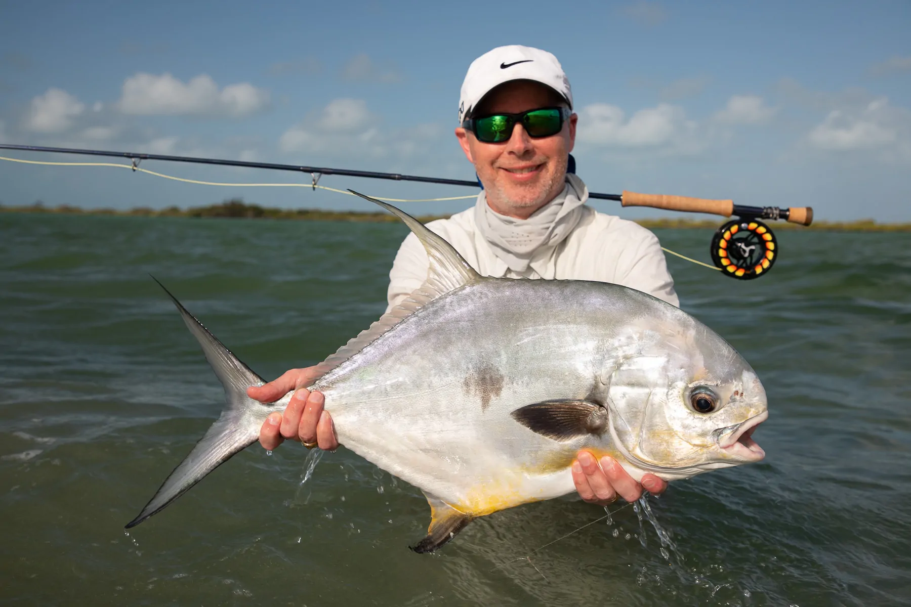 X Flats Mexico, permit fishing, Mexico permit fishing, saltwater fly fishing Mexico, Aardvark McLeod