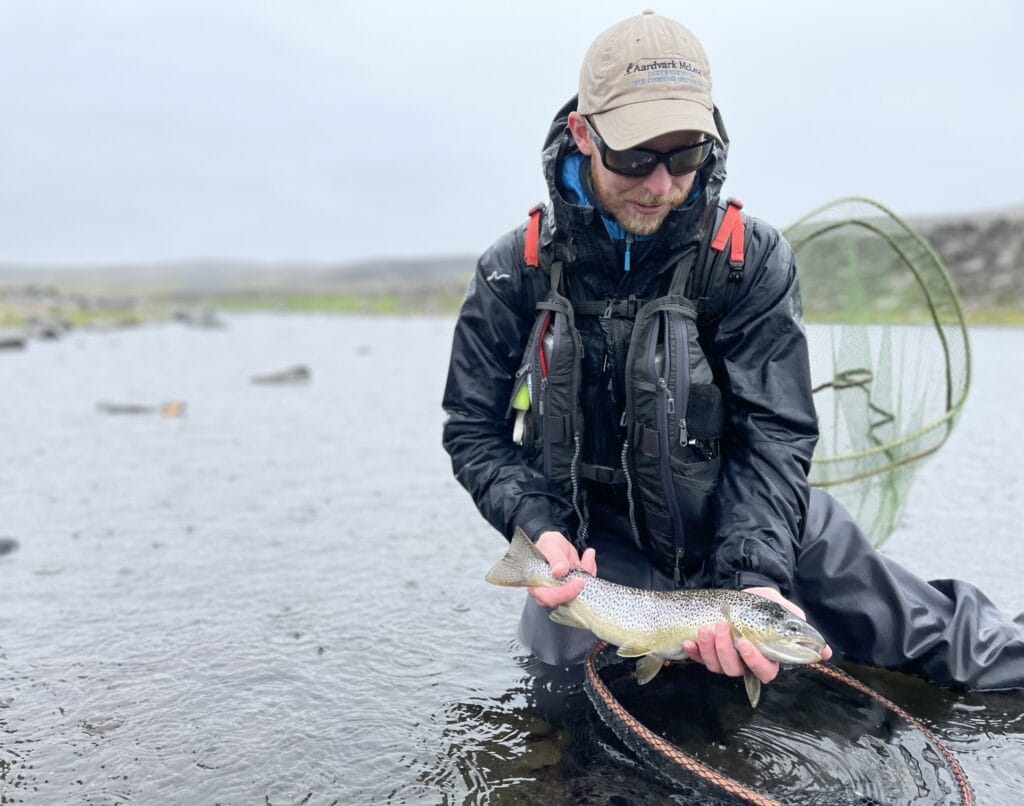 The Highlands, brown trout, Kaldakvisl, tungnaa, Iceland Arctic char fishing, Aardvark McLeod