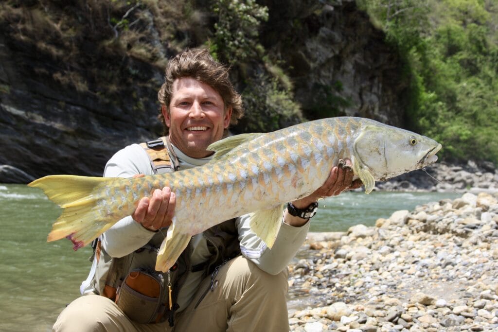 mahseer fishing Bhutan, Bhutan fly fishing, Aardvark McLeod. What's New 