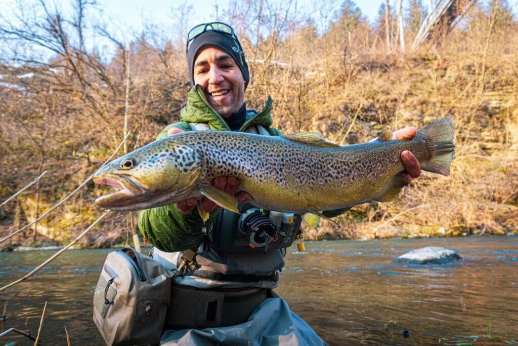 Val di Non, River Noce, Trentino, Italy, fly fishing Italy, trout fishing Italy, Aardvark McLeod