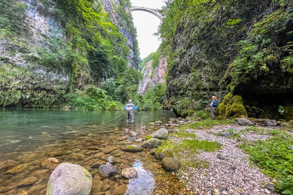 Val di Non, River Noce, Trentino, Italy, fly fishing Italy, trout fishing Italy, Aardvark McLeod