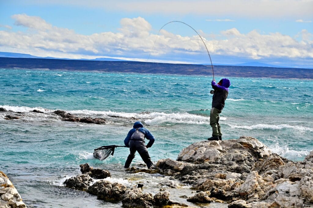 Lago Strobel Lodge, Jurassic Lake, Lago Strobel, Argentina fly fishing, Argentina rainbow trout, Jurassic trout, Aardvark McLeod