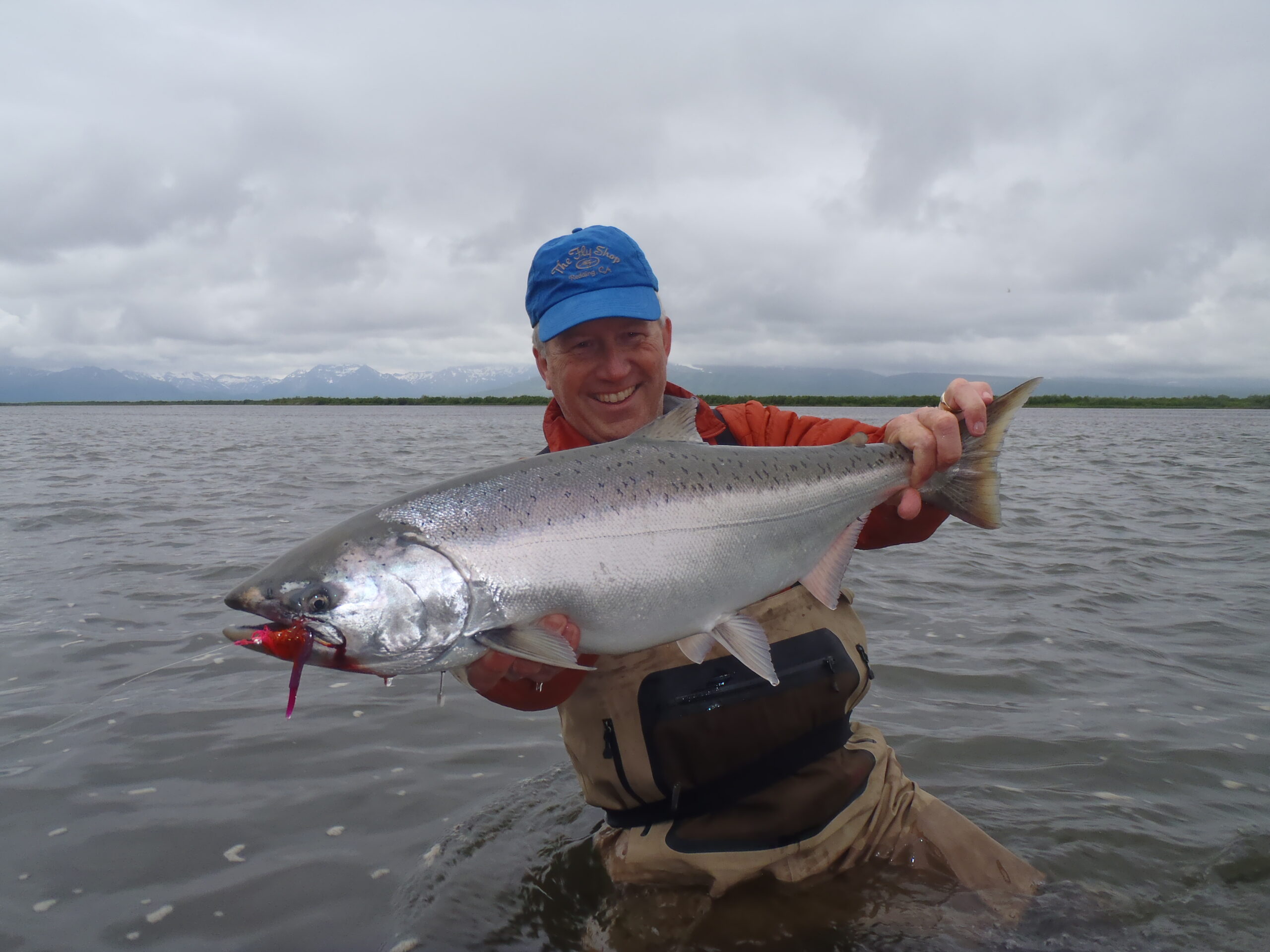 Lava Creek Lodge, Alaska salmon fishing, king salmon, silver salmon. Alaska fly fishing, Alaska trout fishing, Aardvark McLeod