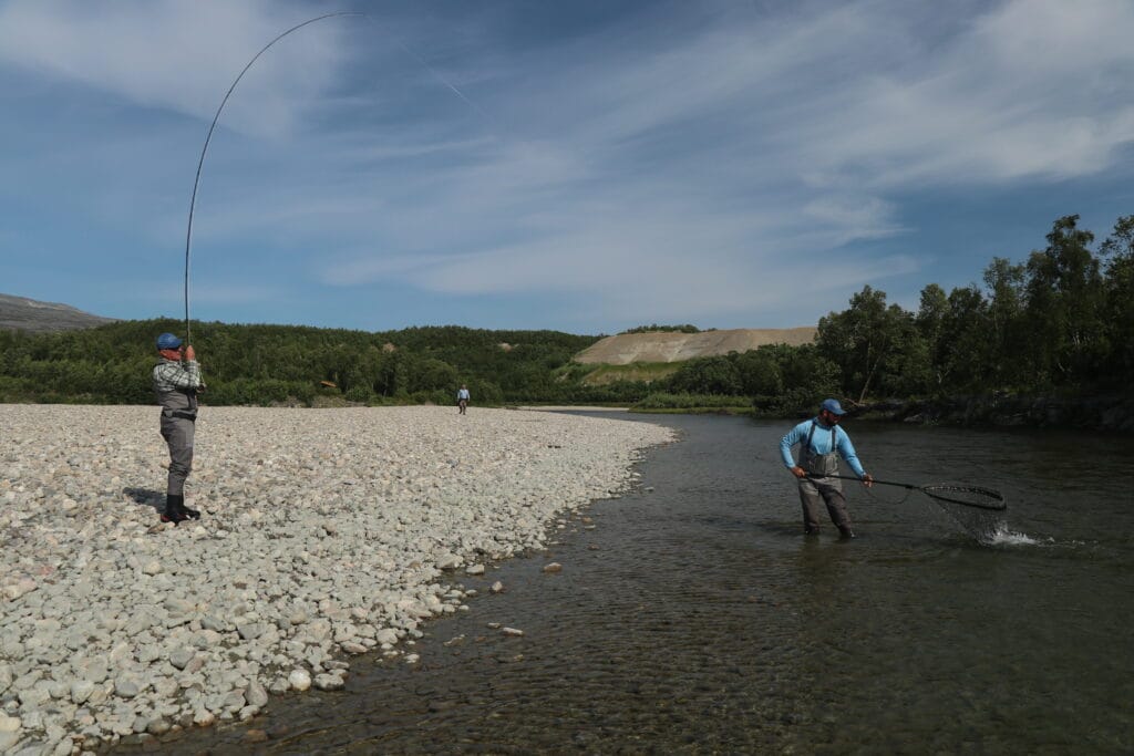 Oldero Fly Fishing Lodge, Lakselv, Norway, fly fishing Norway, salmon fly fishing, Aardvark McLeod