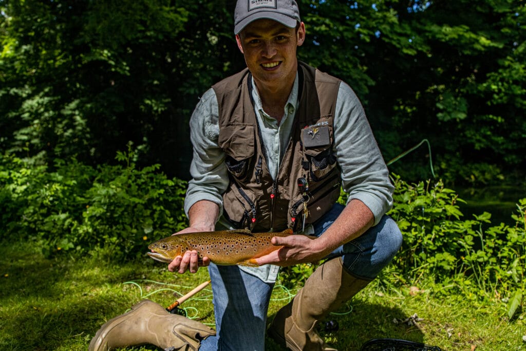 Testcombe River Test, Chalkstream Fly Fishing, Aardvark McLeod