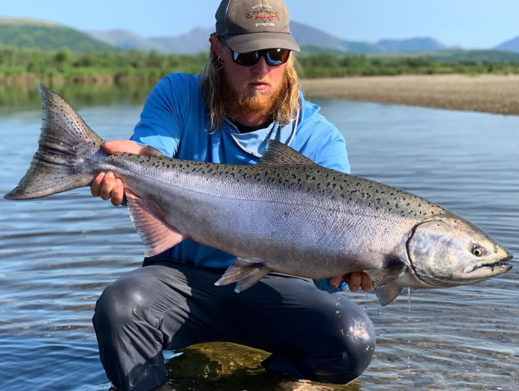 Goodnews River Lodge, Alaska fly fishing, Alaska salmon fishing, Aardvark McLeod
