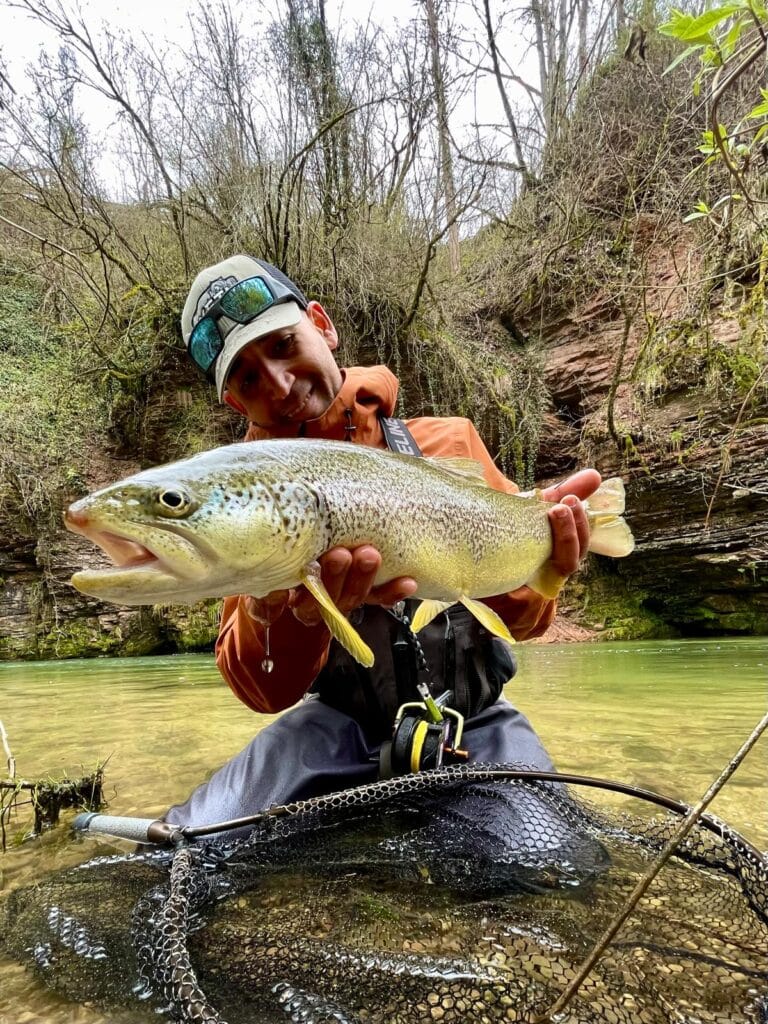 Val di Non, River Noce, Trentino, Italy, fly fishing Italy, trout fishing Italy, Aardvark McLeod