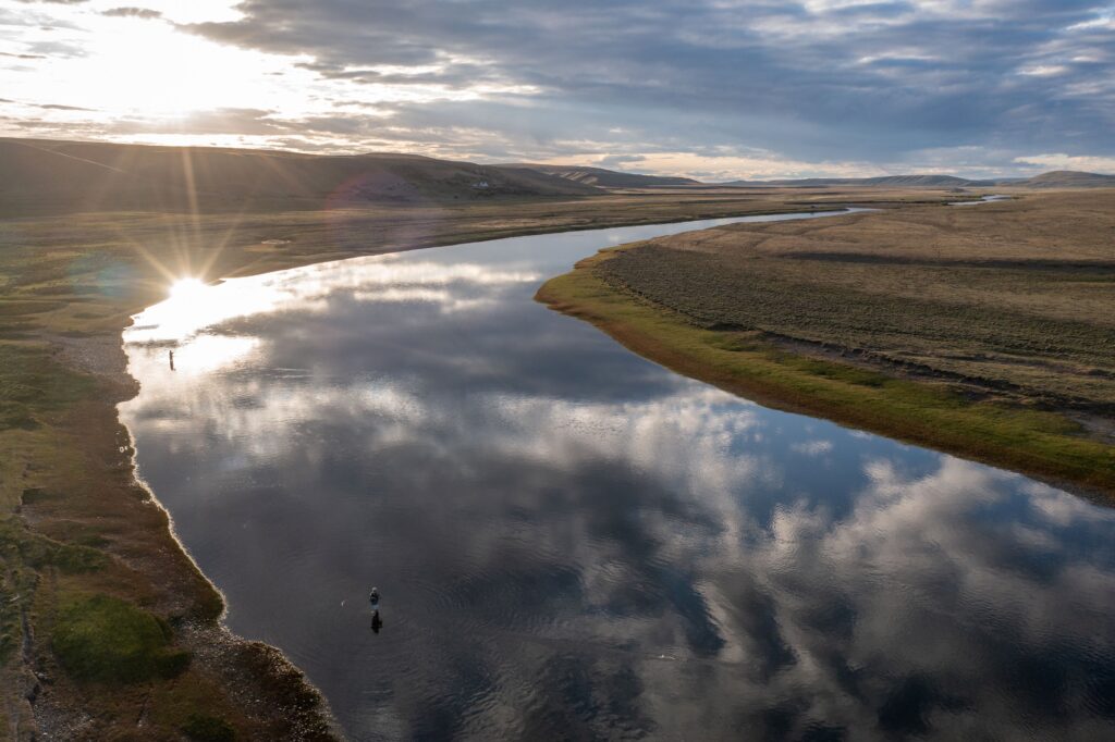 Bella Sofia Lodge, Rio Gallegos, Argentina, sea trout, Aardvark McLeod 