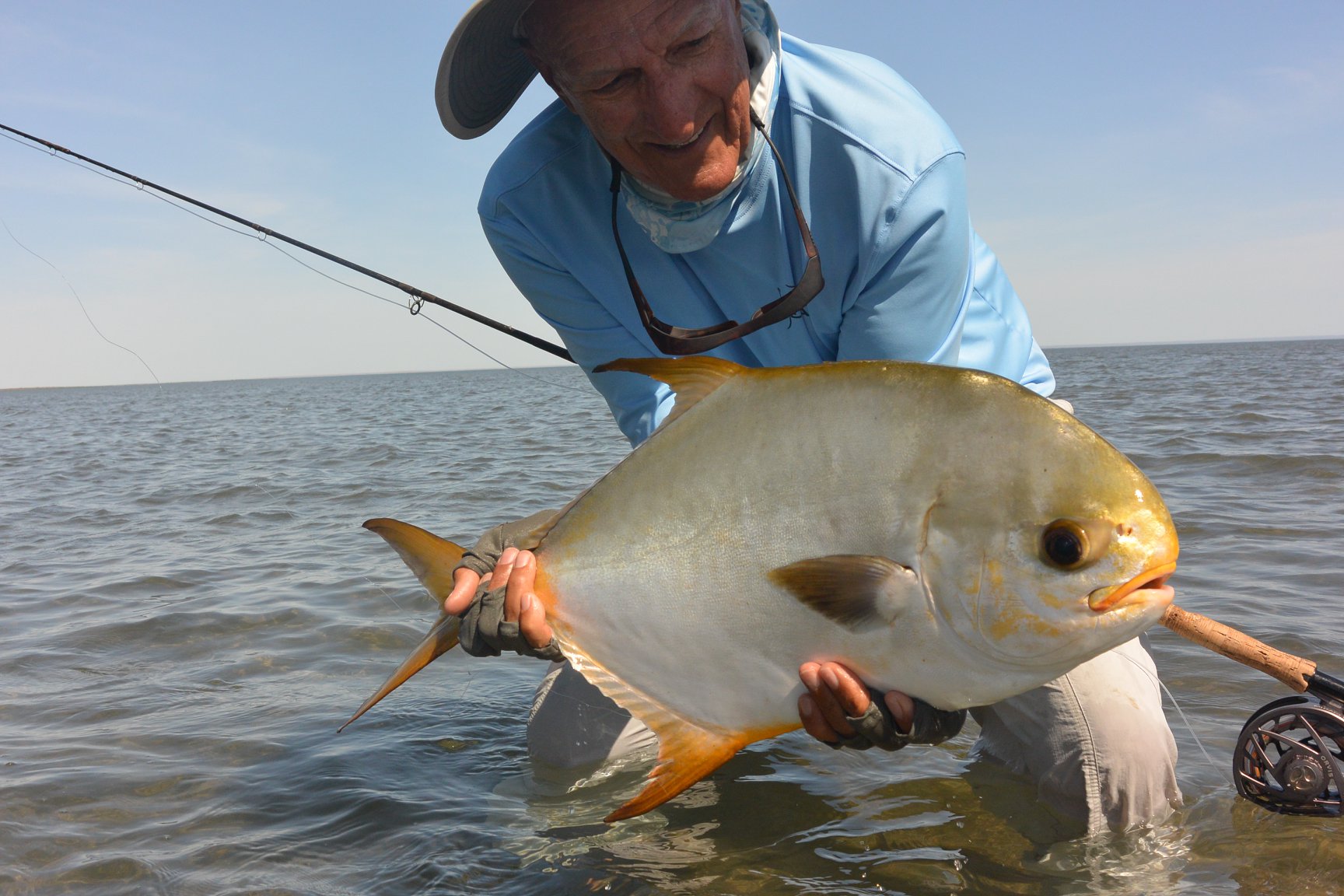 Permit, Ningaloo Reef, Exmouth, western Australia fly fishing, Aardvark McLeod