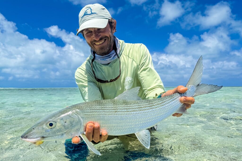 St Brandon's bonefish, Mauritius fly fishing, Aardvark McLeod 