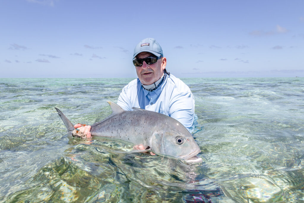 Charlotte Chilcot, Alphonse Island, Aardvark McLeod, giant trevally